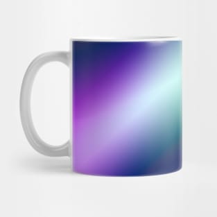 blue white green texture art Mug